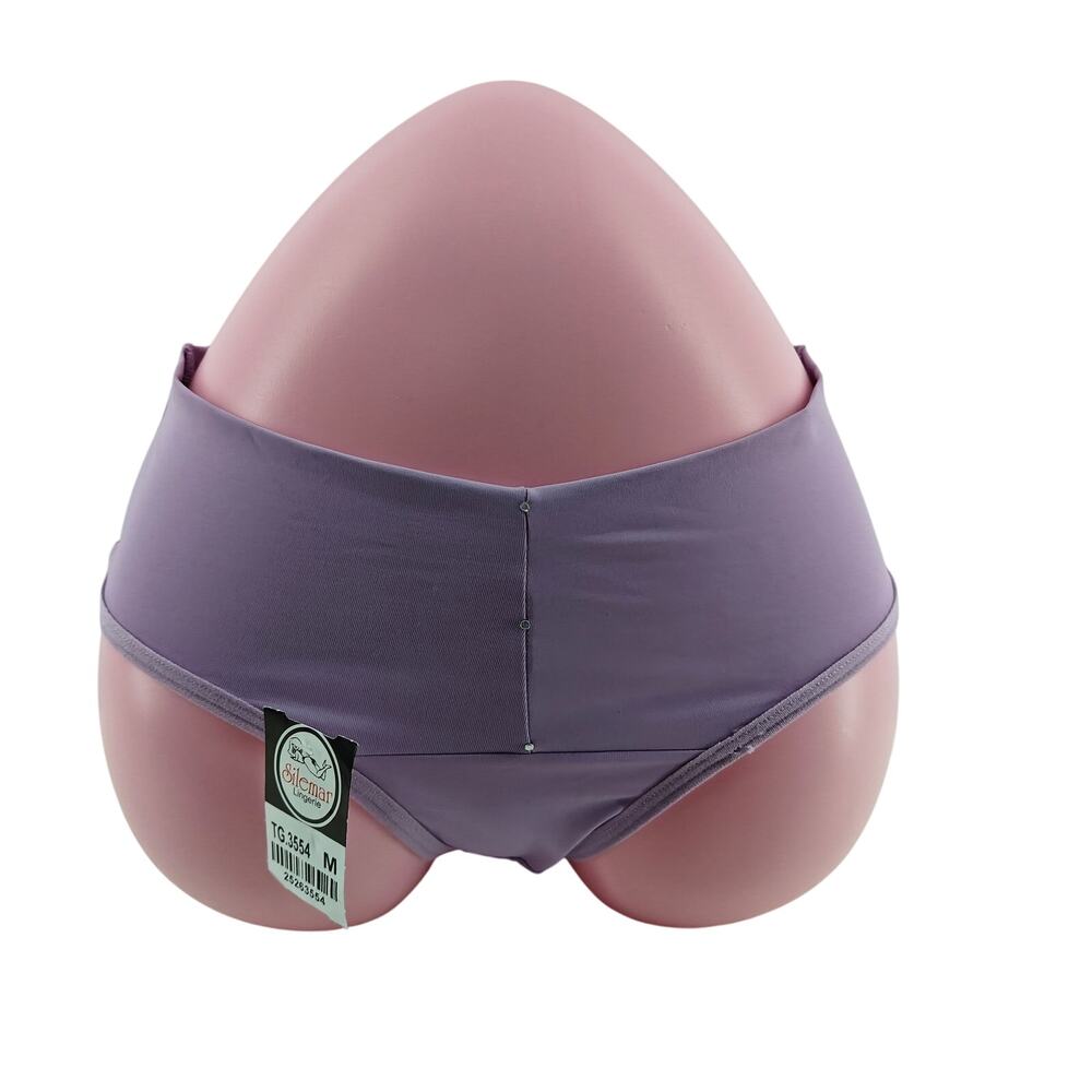 Silemar Lingerie Lilac Purple Thong Panty Rhinestone Womens Medium